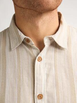 CAMISA DE MANGA CORTA A RAYAS RANGER LIGHT TAN