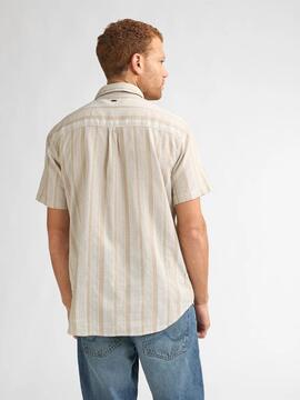 CAMISA DE MANGA CORTA A RAYAS RANGER LIGHT TAN