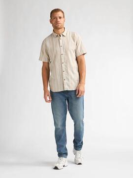 CAMISA DE MANGA CORTA A RAYAS RANGER LIGHT TAN