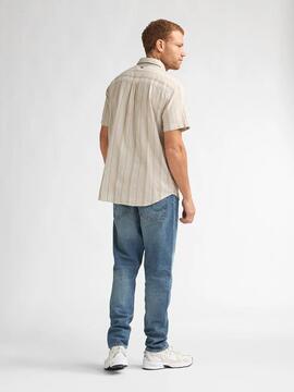 CAMISA DE MANGA CORTA A RAYAS RANGER LIGHT TAN