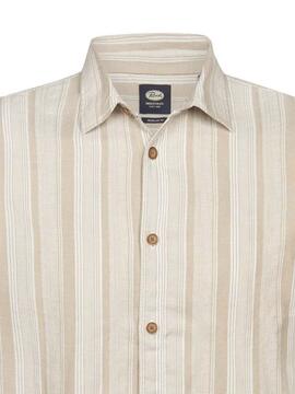 CAMISA DE MANGA CORTA A RAYAS RANGER LIGHT TAN