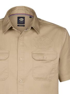 CAMISA DE MANGA CORTA TRAILHAWK REGULAR FIT LIGHT TAN