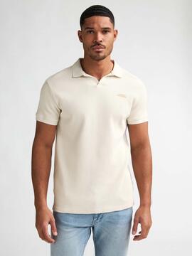 POLO DE MANGA CORTA TEXTURIZADO REGULAR FIT SEASHELL