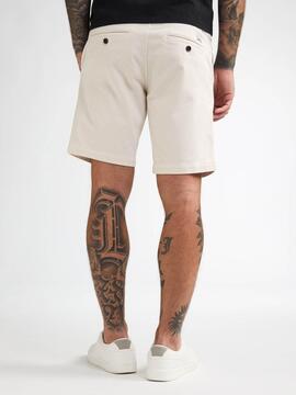 PANTALÓN CORTO JOGGER RAIN TAPERED FIT SARGA ELÁSTICA TWILL