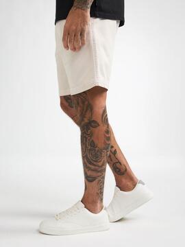 PANTALÓN CORTO JOGGER RAIN TAPERED FIT SARGA ELÁSTICA TWILL