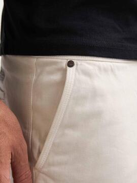 PANTALÓN CORTO JOGGER RAIN TAPERED FIT SARGA ELÁSTICA TWILL