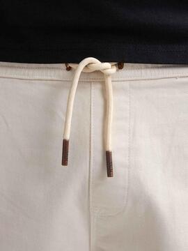 PANTALÓN CORTO JOGGER RAIN TAPERED FIT SARGA ELÁSTICA TWILL