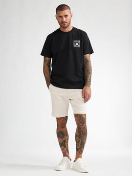 PANTALÓN CORTO JOGGER RAIN TAPERED FIT SARGA ELÁSTICA TWILL