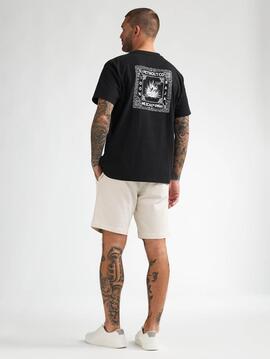 PANTALÓN CORTO JOGGER RAIN TAPERED FIT SARGA ELÁSTICA TWILL