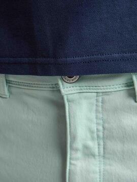 PANTALÓN CORTO VAQUERO JACKSON SLIM FIT COOL MINT