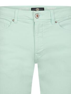 PANTALÓN CORTO VAQUERO JACKSON SLIM FIT COOL MINT