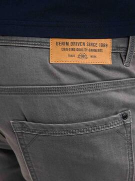PANTALÓN CORTO VAQUERO JACKSON SLIM FIT GREY