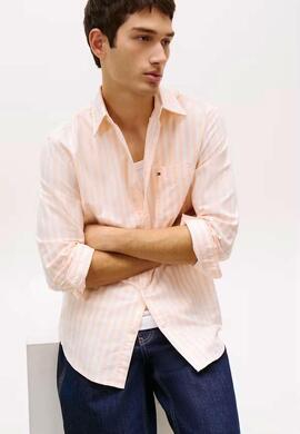 CAMISA OXFORD DE RAYAS REGULAR FIT FADED SUN KISS STRIPE