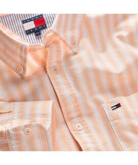CAMISA OXFORD DE RAYAS REGULAR FIT FADED SUN KISS STRIPE