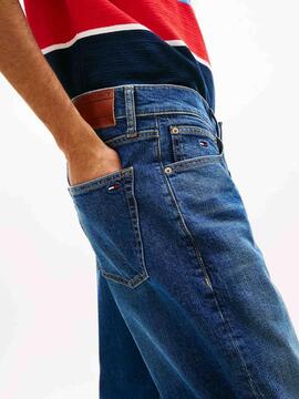 PANTALÓN VAQUERO RYAN SLIM STRAIGHT BJ8155 DENIM DARK