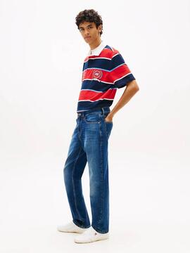 PANTALÓN VAQUERO RYAN SLIM STRAIGHT BJ8155 DENIM DARK