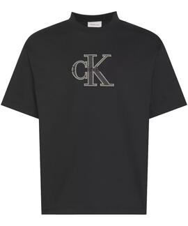 CAMISETA ELEVATED NONOGRAM RELAXED FIT BLACK