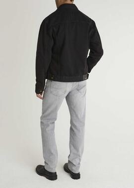 PANTALÓN VAQUERO STRAIGHT JEANS CASH 8VA DENIM GRIS CLARO