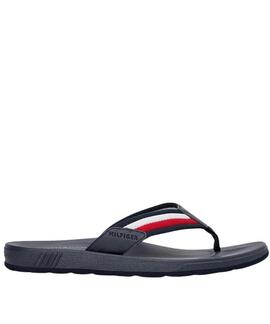 CHANCLAS DE HOMBRE TOMMY HILFIGER MOLDED RWB AZUL MARINO