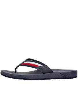 CHANCLAS DE HOMBRE TOMMY HILFIGER MOLDED RWB AZUL MARINO
