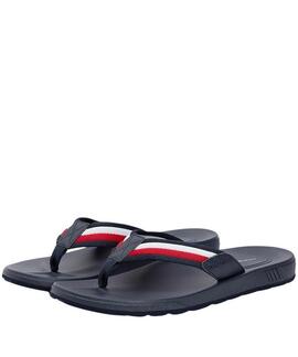 CHANCLAS DE HOMBRE TOMMY HILFIGER MOLDED RWB AZUL MARINO
