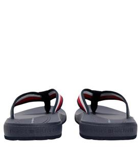 CHANCLAS DE HOMBRE TOMMY HILFIGER MOLDED RWB AZUL MARINO