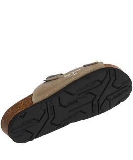 SANDALIAS DE MUJER OBAN SUEDE W 951 TAUPE BEIGE