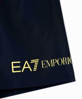 BAÑADOR EA7 TRUNK ACTIVE ARMANI BLUE / CYBER YELLOW
