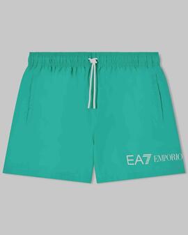BAÑADOR EA7 TRUNK ACTIVE FESTIVAL HOLLY GREEN / WHITE