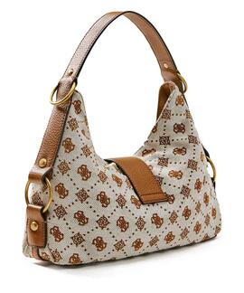 BOLSO AL HOMBRO CAMDEN COGNAC LOGO