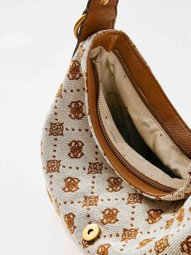 BOLSO AL HOMBRO CAMDEN COGNAC LOGO