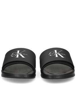 CHANCLAS CK RUBBER NEOPRENE TRIPLE BLACK
