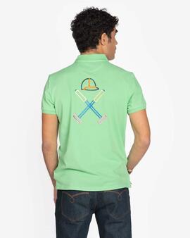 POLO DERIM GREEN WATER