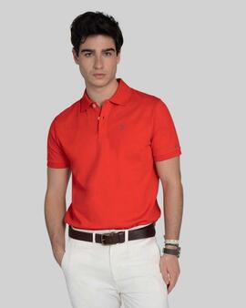 POLO JERSEY KNIT POPPY RED