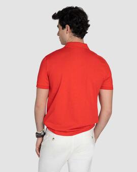 POLO JERSEY KNIT POPPY RED