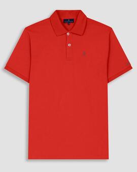 POLO JERSEY KNIT POPPY RED