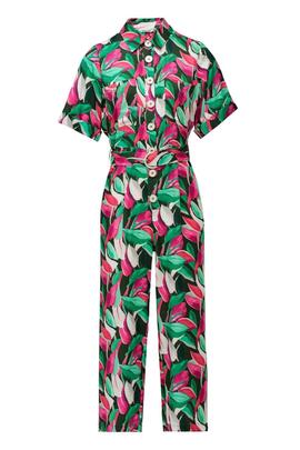 MONO MANGA CORTA CON ESTAMPADO FLORAL