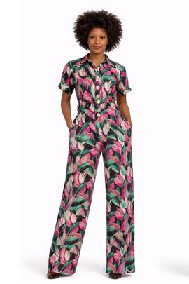 MONO MANGA CORTA CON ESTAMPADO FLORAL