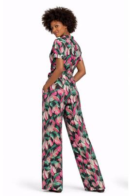 MONO MANGA CORTA CON ESTAMPADO FLORAL