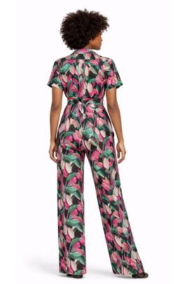 MONO MANGA CORTA CON ESTAMPADO FLORAL