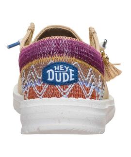 ZAPATILLAS WENDY FUNK BEACH WOVEN IRISH CREAM / MULTI