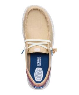 ZAPATILLAS WENDY FUNK BEACH WOVEN IRISH CREAM / MULTI