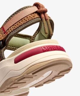 SANDALIA 347 SANDAL PRINT BURGUNDY