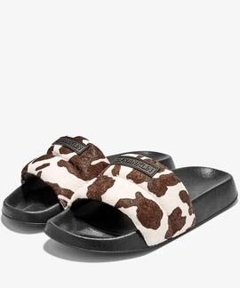SANDALIAS VENICE SLIDES COW PONY