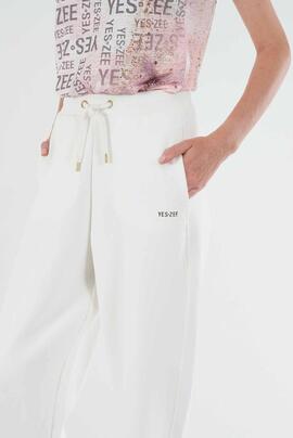 PANTALÓN DEPORTIVO DE MUJER COLOR BLANCO