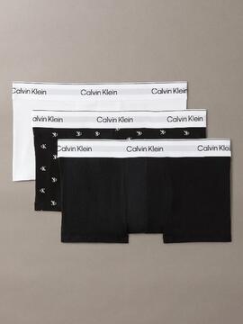 PACK DE 3 CALZONCILLOS BOXER TRUNK DE TIRO BAJO ICON COTTON