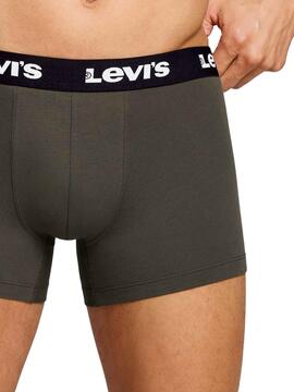 PACK DE 2 CALZONCILLOS BOXER BRIEF LEVI'S® MEN REPEAT LOGO K