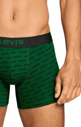 PACK DE 2 CALZONCILLOS BOXER BRIEF LEVI'S® MEN LOGO AOP GREE