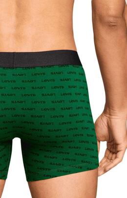 PACK DE 2 CALZONCILLOS BOXER BRIEF LEVI'S® MEN LOGO AOP GREE
