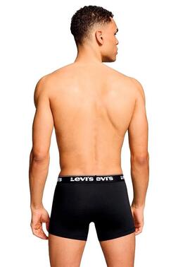 PACK DE 3 CALZONCILLOS BOXER BRIEF LEVI'S® MEN REPEAT LOGO B
